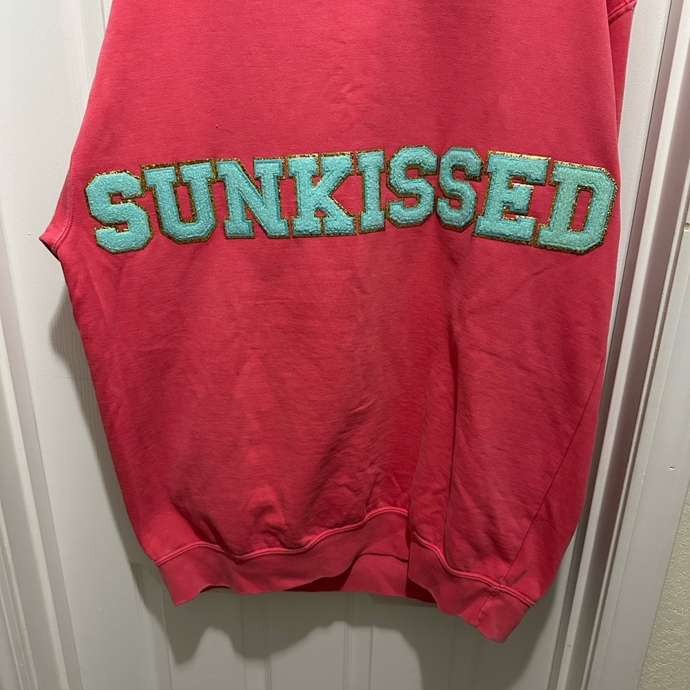 ☀️Coral “Sunkissed” Sweatshirt